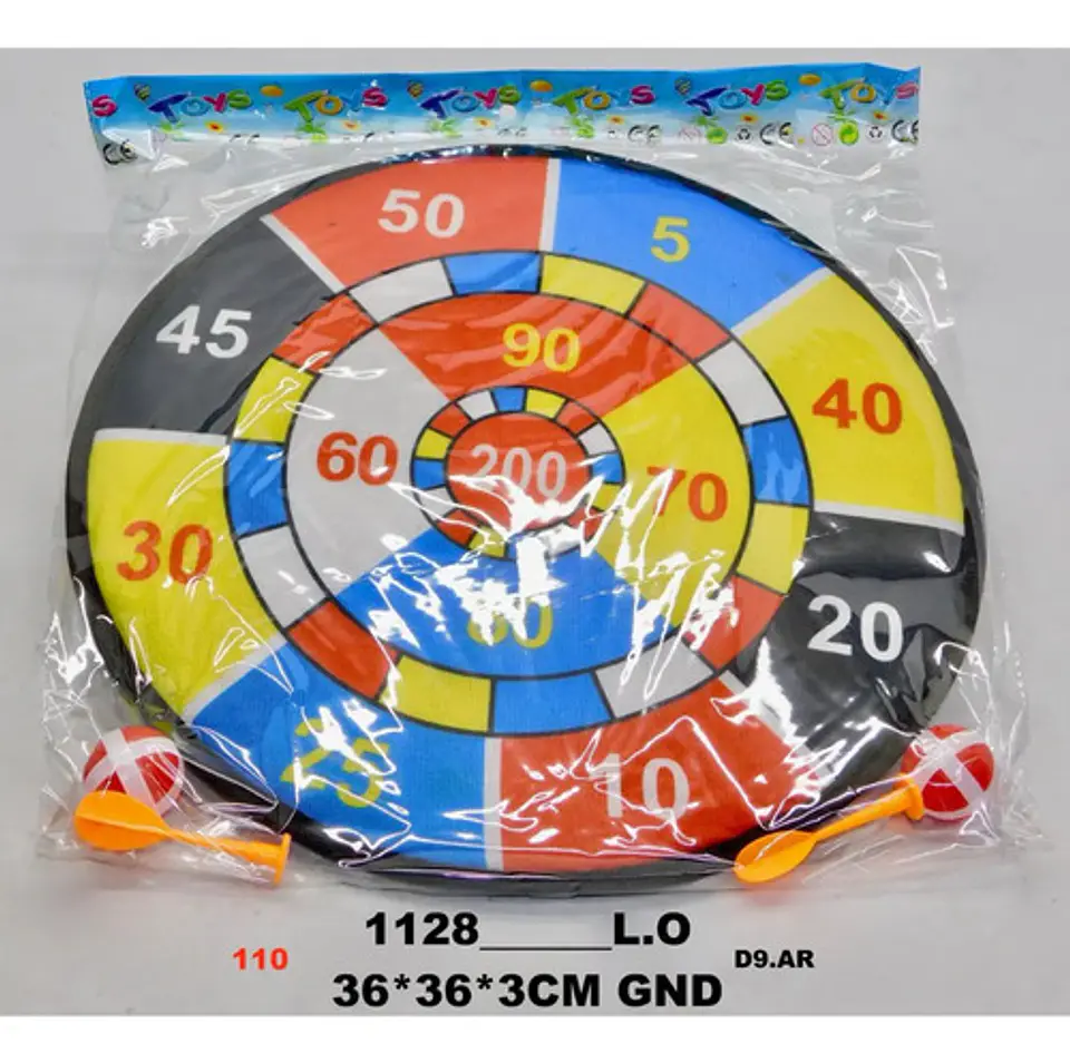 Tiro Al Blanco Dardos Juguete Pelota Infantil Velcro 36cm 3