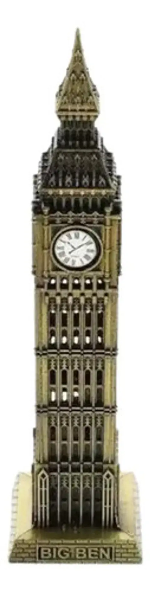 Reloj Big Ben 30 Cm Monumentos Del Mundo Metálico Adorno