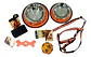 Kit Collar Lazo Platos De Comer Cepillo Pelota Y Juguete - Miniatura 1