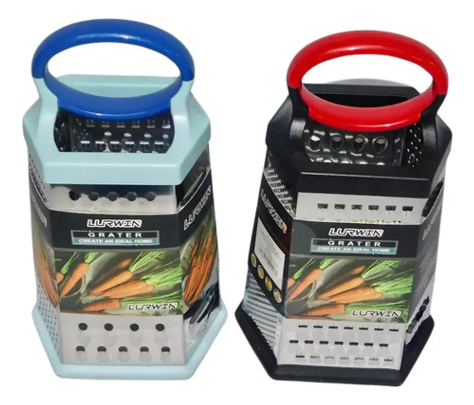 Rallador 6 Caras Hexagonal Manual Acero Inoxidable 1