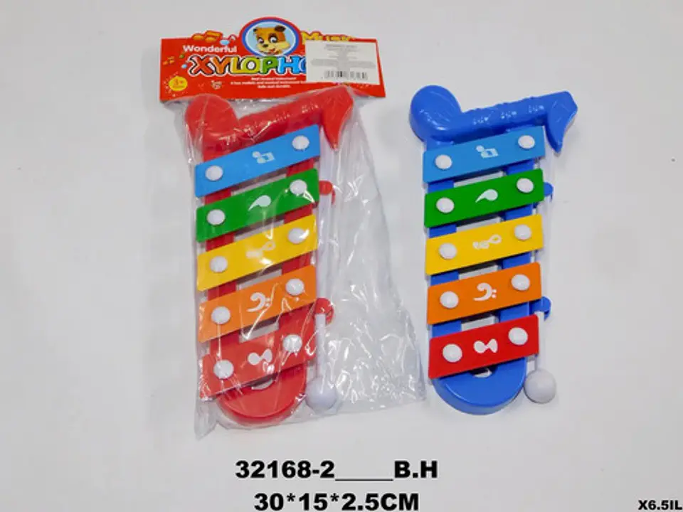 Kit Musical Xilófono Arcoíris 5 Notas Flauta Armónica 16 Cel 2