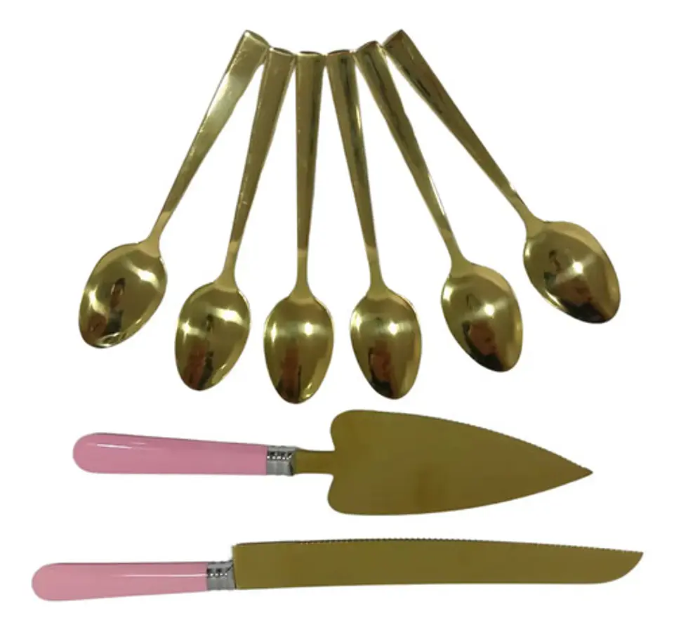 Cuchillo Pala Panque Repostería Tortas +6 Cucha Utensilios 1