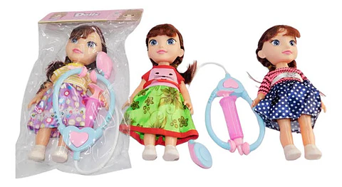 Juguete Niñas Muñeca Doctora  X1und Cabello Peinar