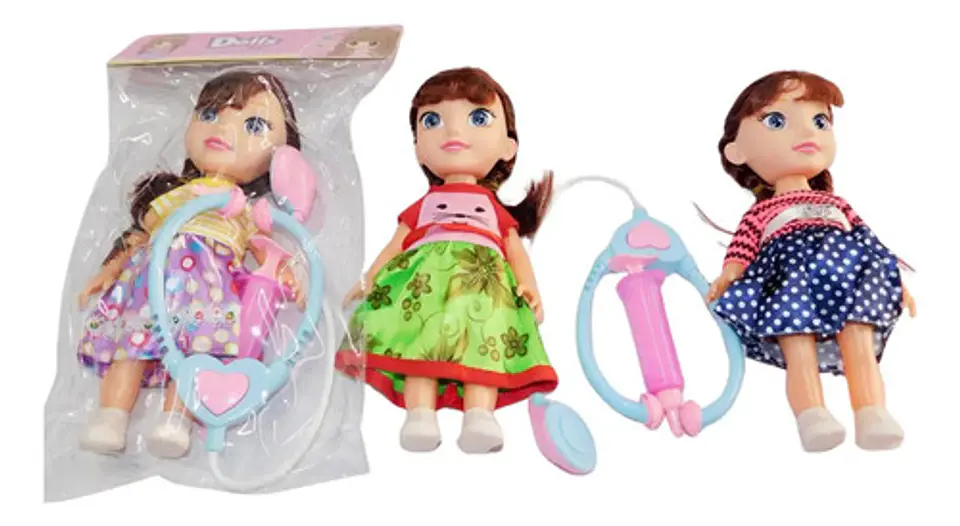 Juguete Niñas Muñeca Doctora  X1und Cabello Peinar 1