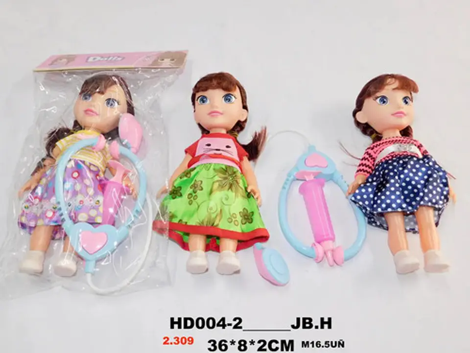 Juguete Niñas Muñeca Doctora  X1und Cabello Peinar 3
