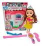 Casa De Muñecas Accesorios Regalo Niñas + Muñeca Princesa - Miniatura 1