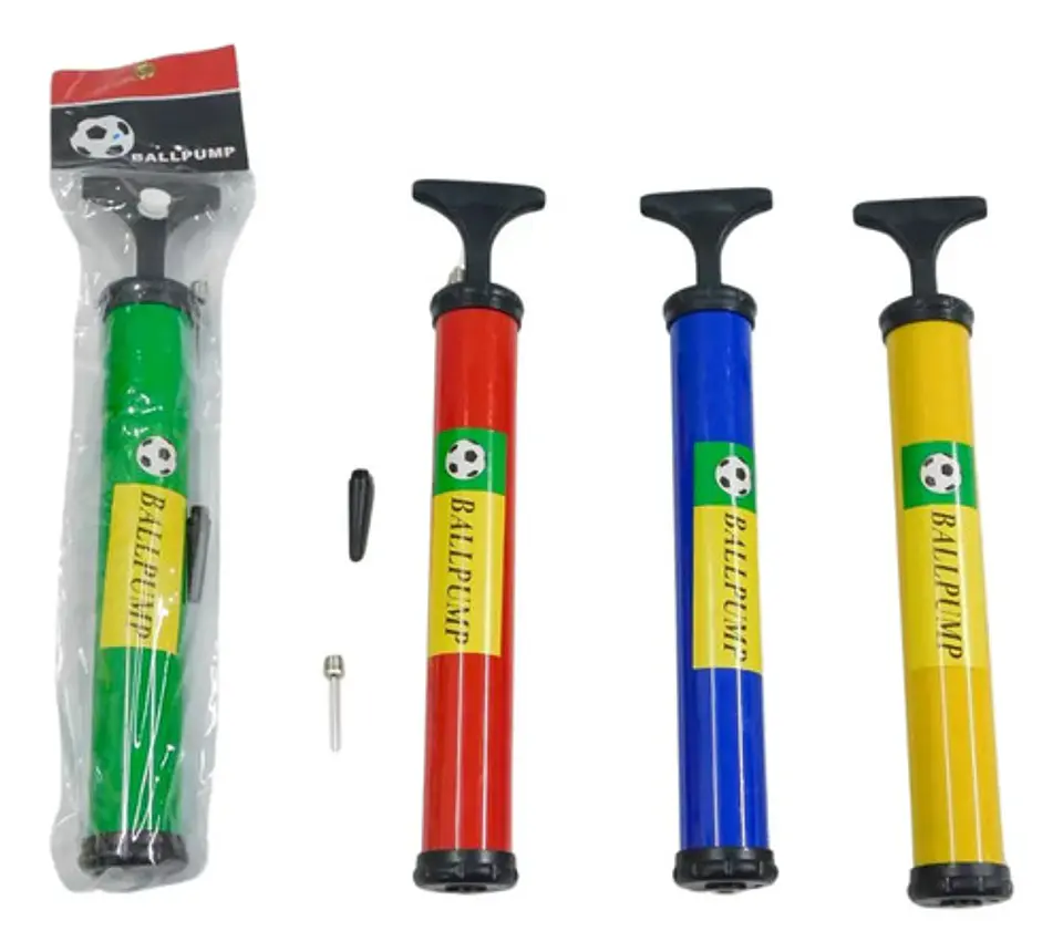 Kit Balón Mini #2 Manguera De Inflar Agujas Inflador Deporte 3