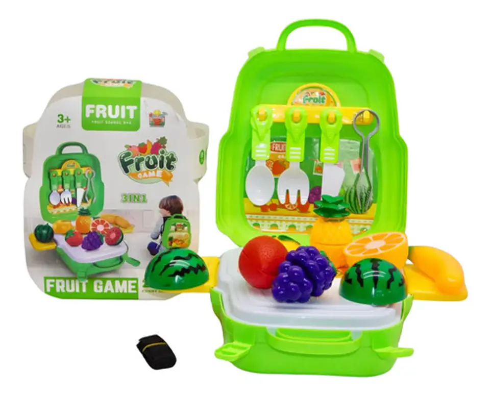 Maletín  Frutas Lonchera Juguete Niños Juego De Supermercado 2