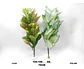 Ramas De Hojas Artificiales De Croton Para Plantas Mata - Miniatura 3