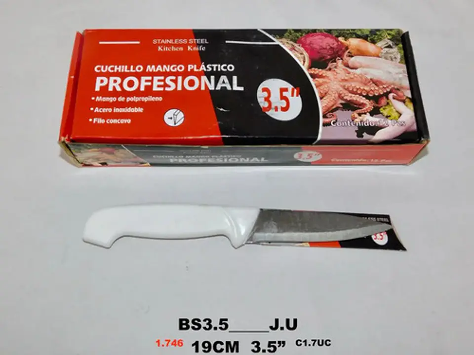 Cuchillo Utensilio De Cocina Cortador De Carne 19cm 3