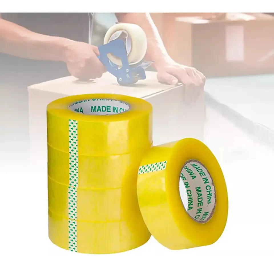 Cinta Adhesiva  350m X 5 Cm  Transparente, 1 Rollo Liso 3