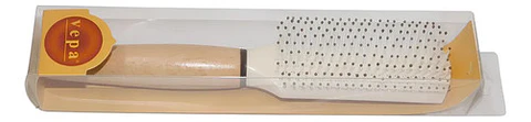 Cepillo Rectangular Cerdas Punta Redonda Beige