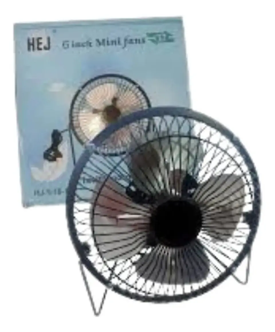 Ventilador Usb Metalico  Angulo Ajustable Aire 5