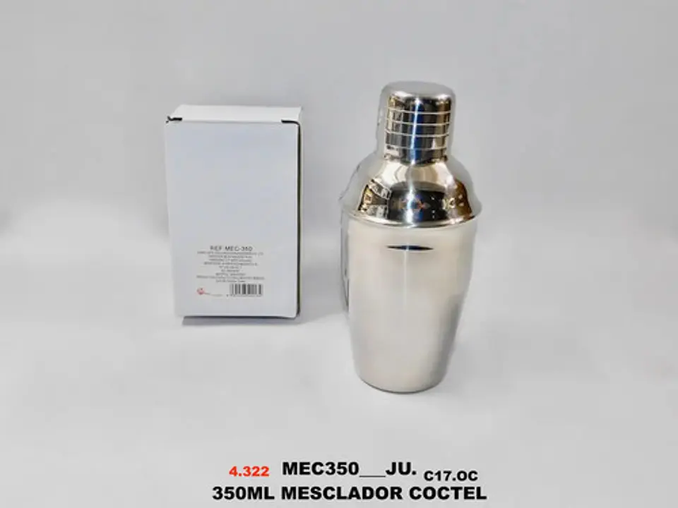 Coctelera Con Filtro Acero Inoxidable 350 Ml 5