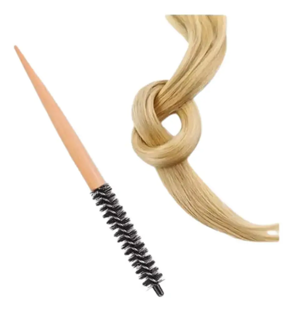Cepillo Pequeño Rizados Redondo Cabello Mini Cepillo 27cm 2
