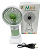 Ventilador Portátil Mano Usb Dibujos Pollito Paleta - Miniatura 1
