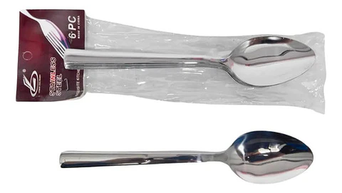 Cuchara De Mesa X6und Acero Inoxidable
