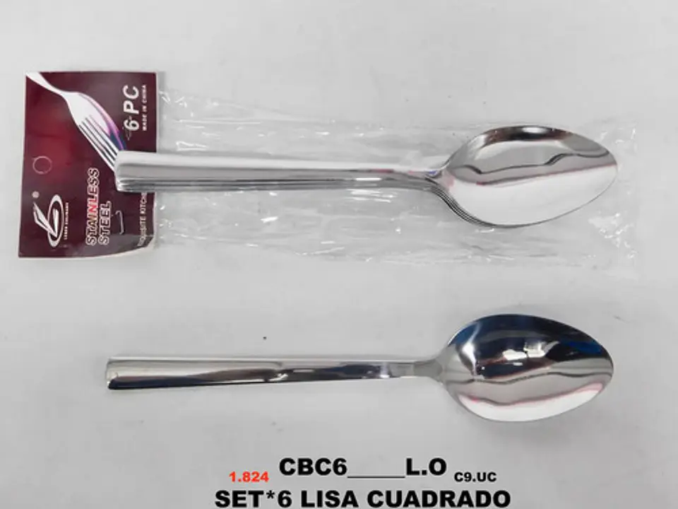 Cuchara De Mesa X6und Acero Inoxidable 2