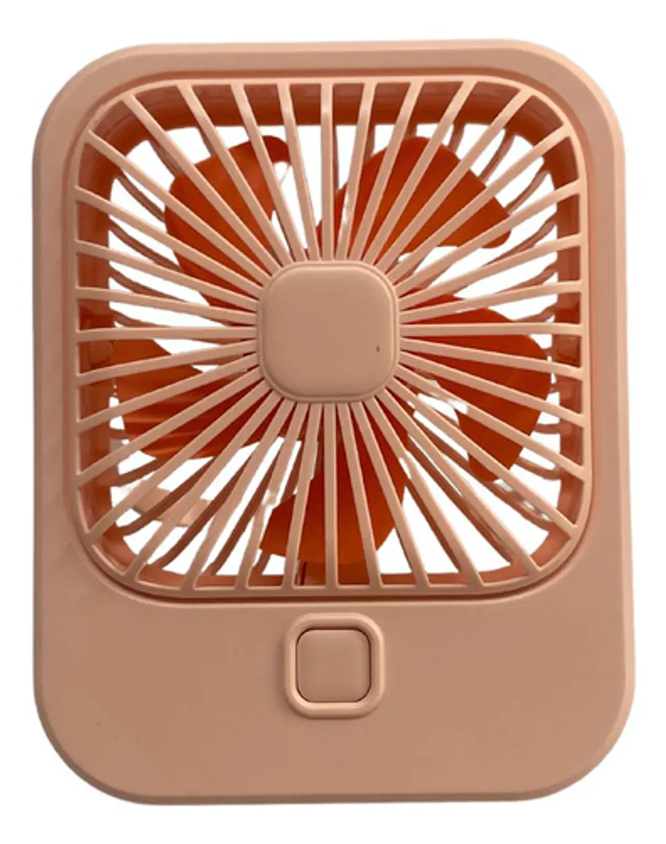 Ventilador Recargable Portátil Abanico Usb Cuadrado 5
