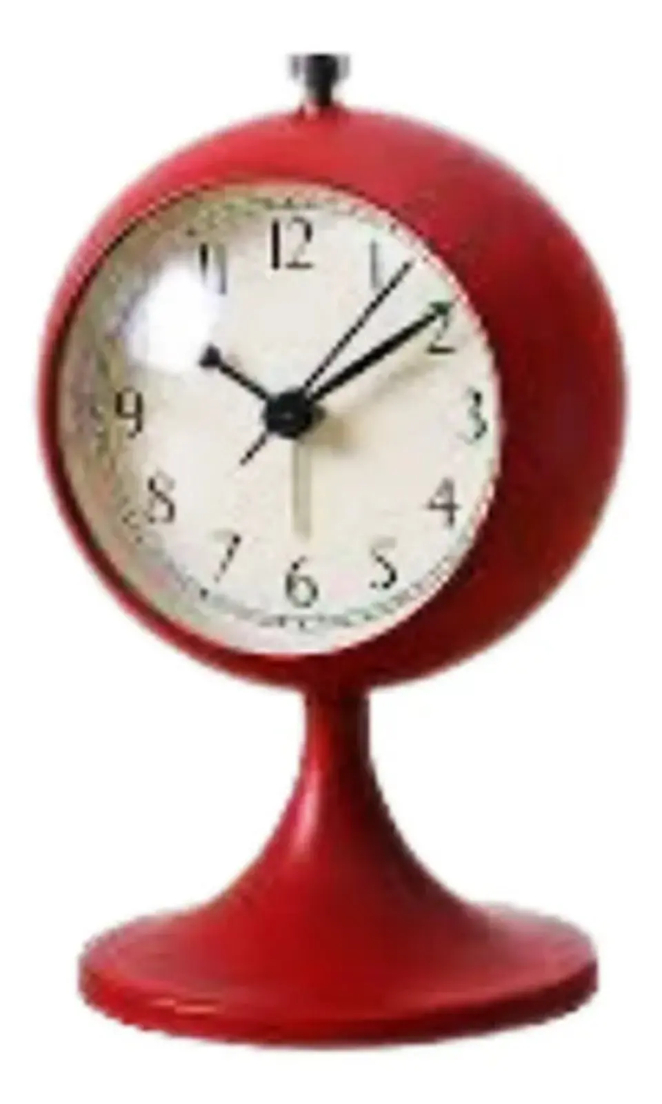 Reloj Despertador Pequeño De Metal Redondo 13.5 Cm 1