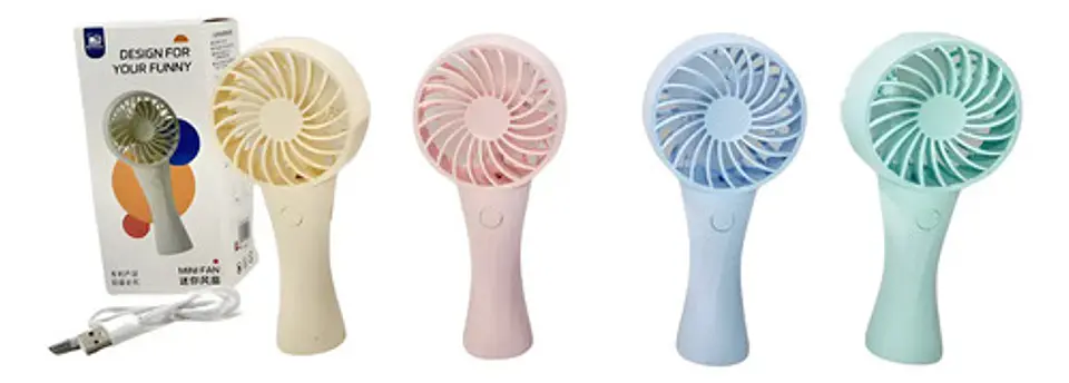Ventilador Portátil De Mano Usb Aire Fresco 1