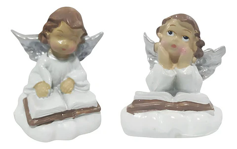 Recordatorio Primera Comunión Ángeles Angelitos Estatua X2