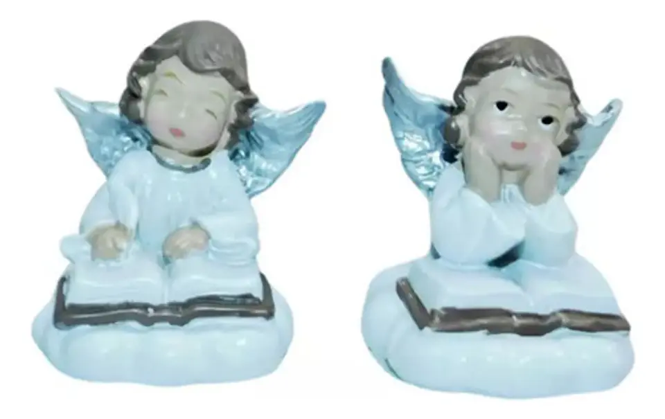 Recordatorio Primera Comunión Ángeles Angelitos Estatua X2 5