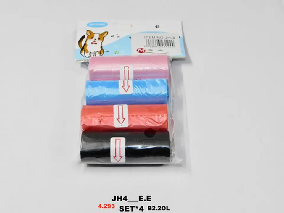 4 Rollos Bolsas Sanitarias 5