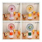 Ventilador Portátil Mano Usb  Aguacate Dibujos Frutas - Miniatura 5