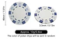 Set Poker 100fichas Maleta Metálica Azar Dados 2mazos Cartas - Miniatura 8