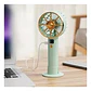 Ventilador  Escualizable Portátil Recargable Pantalla Led - Miniatura 2