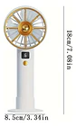 Ventilador  Escualizable Portátil Recargable Pantalla Led - Miniatura 6