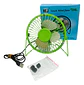 Mini Ventilador Usb Metalico  Angulo Ajustable Hj-s-13 - Miniatura 1