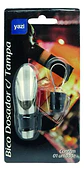 Boquilla Dosificadora Yazi Bico Dosador Acero Inoxidable Plata Vino Plateado Liso - Miniatura 2