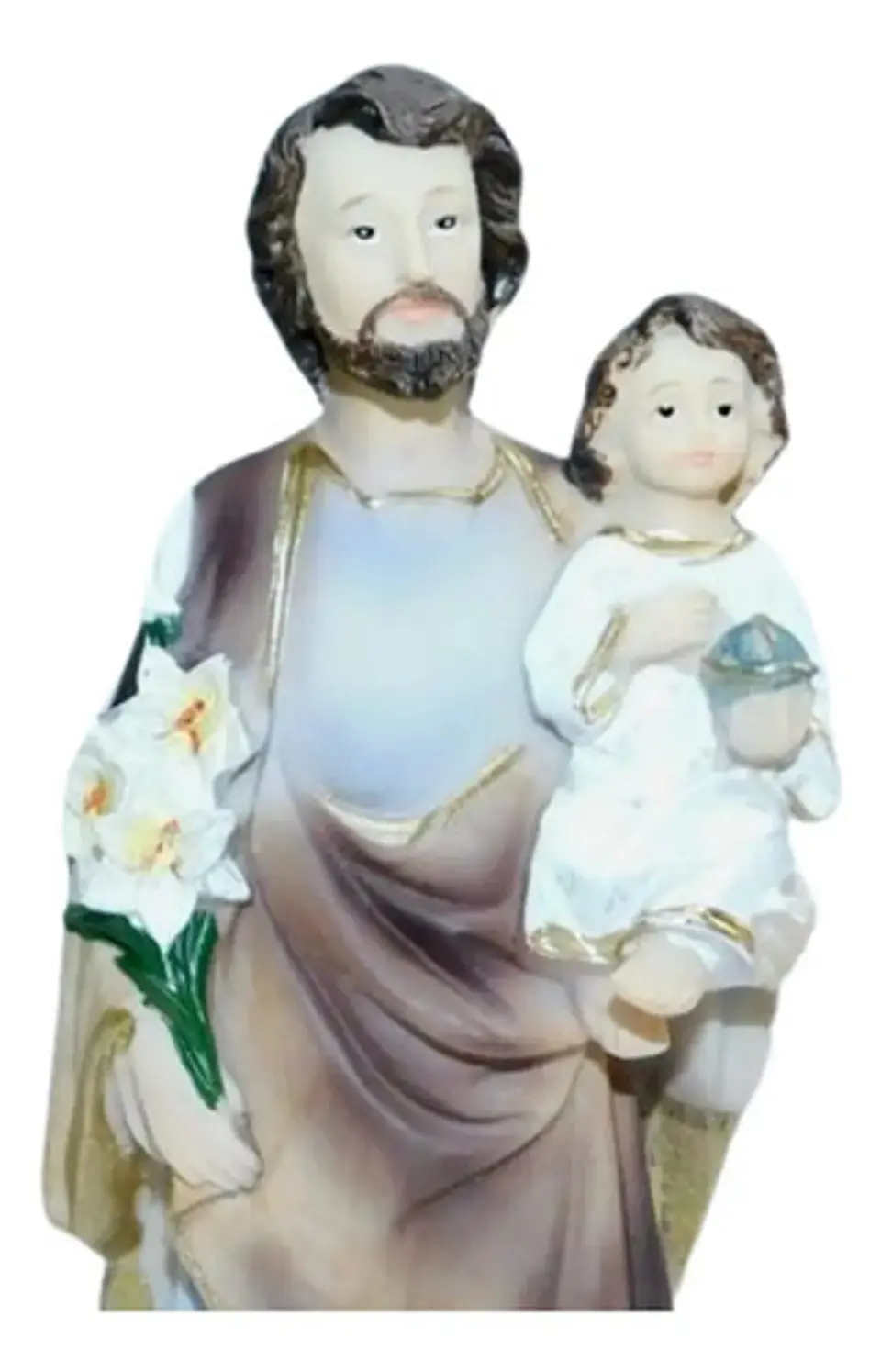 San José Y Niño Jesús Decoración Imagen Religiosa 20cm 3
