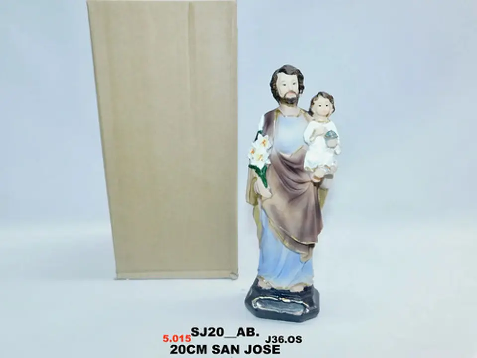 San José Y Niño Jesús Decoración Imagen Religiosa 20cm 4