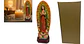 Virgen Rosa Guadalupe Decoración Imagen Religiosa 16cm - Miniatura 1