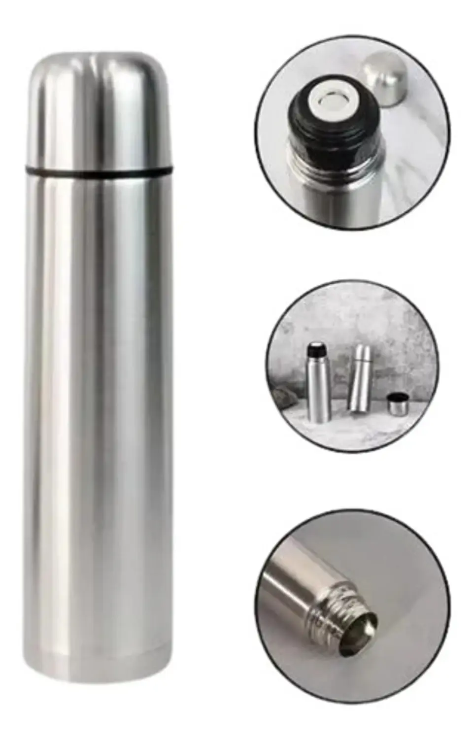Termo Acero Inoxidable 500 Ml Para Acampar Fría Y Caliente 3