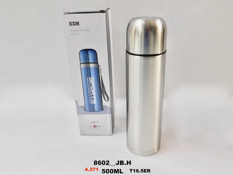 Termo Acero Inoxidable 500 Ml Para Acampar Fría Y Caliente 5