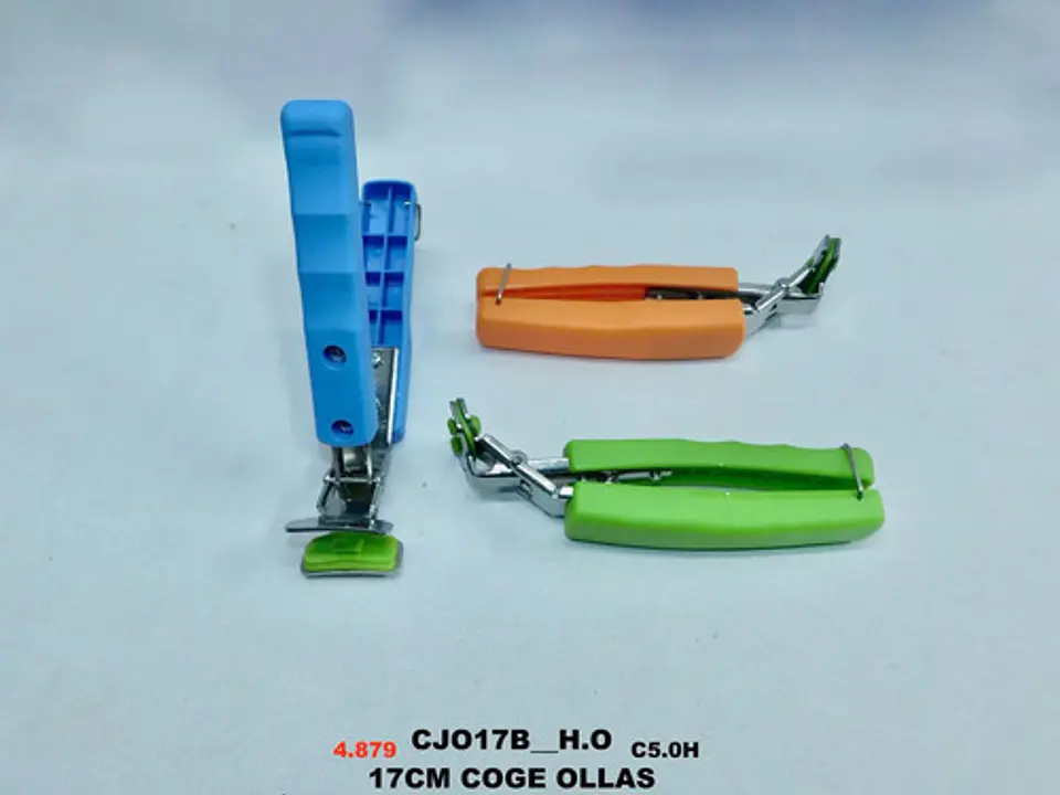 Coger Ollas  Clip Agarre Sartén Platos De Acero Inoxidable 7