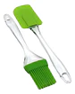 Kit Espátula Y Brocha Silicona Sun Shine Repostería Mango Acrílico - Miniatura 1