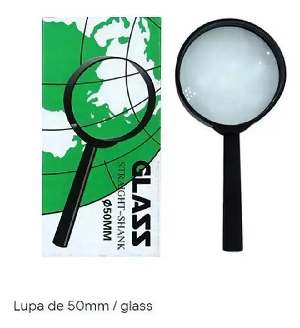 Lupa En Vidrio 50mm Visión Aumento  No Esforzar La Vista 4
