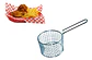 Canasta Papas Empanadas Canasta Redonda  Utensilios Cocina - Miniatura 1