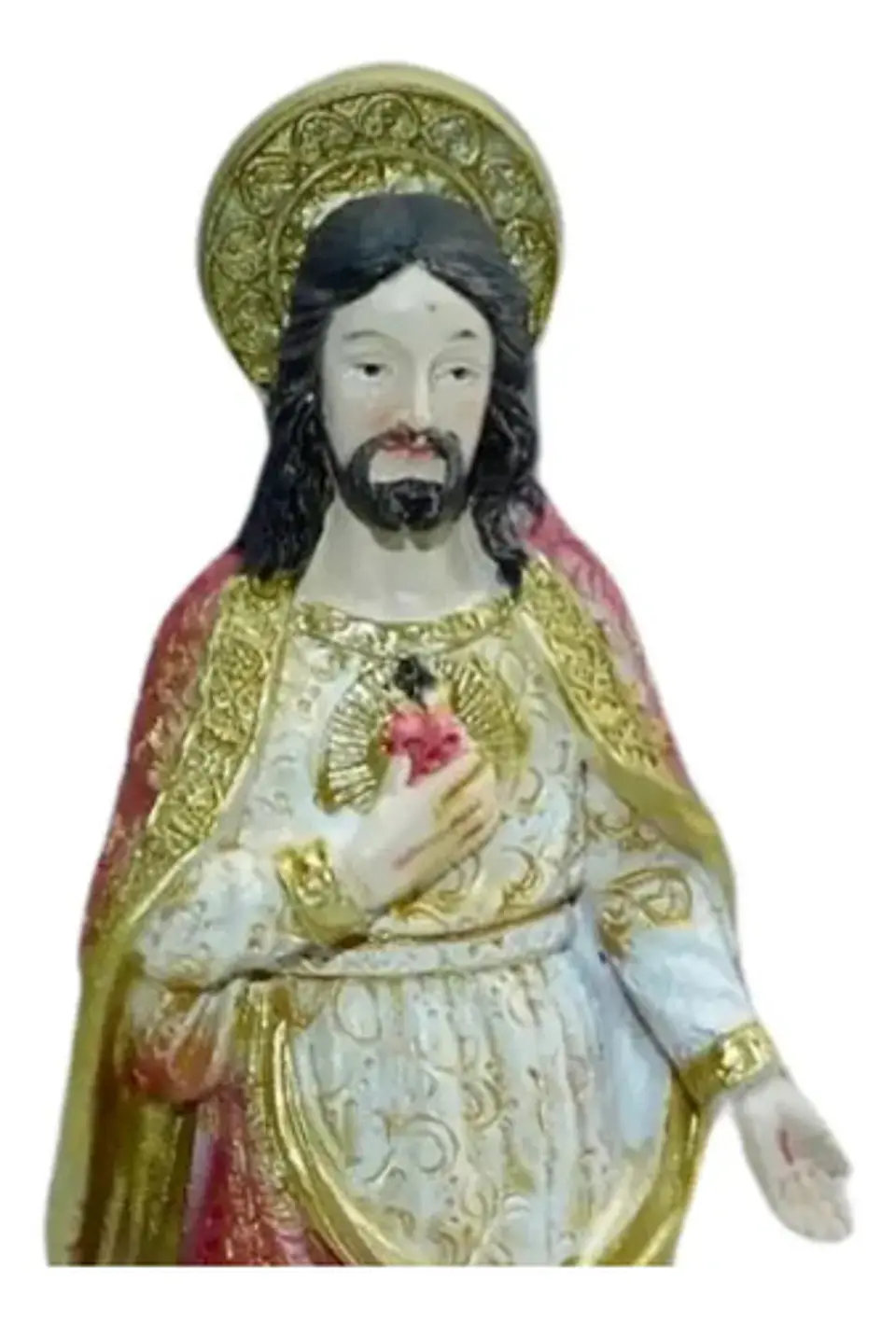 Sagrado Corazón De Jesús Decoración Imagen Religiosa 21cm 2