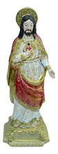 Sagrado Corazón De Jesús Decoración Imagen Religiosa 21cm - Miniatura 3