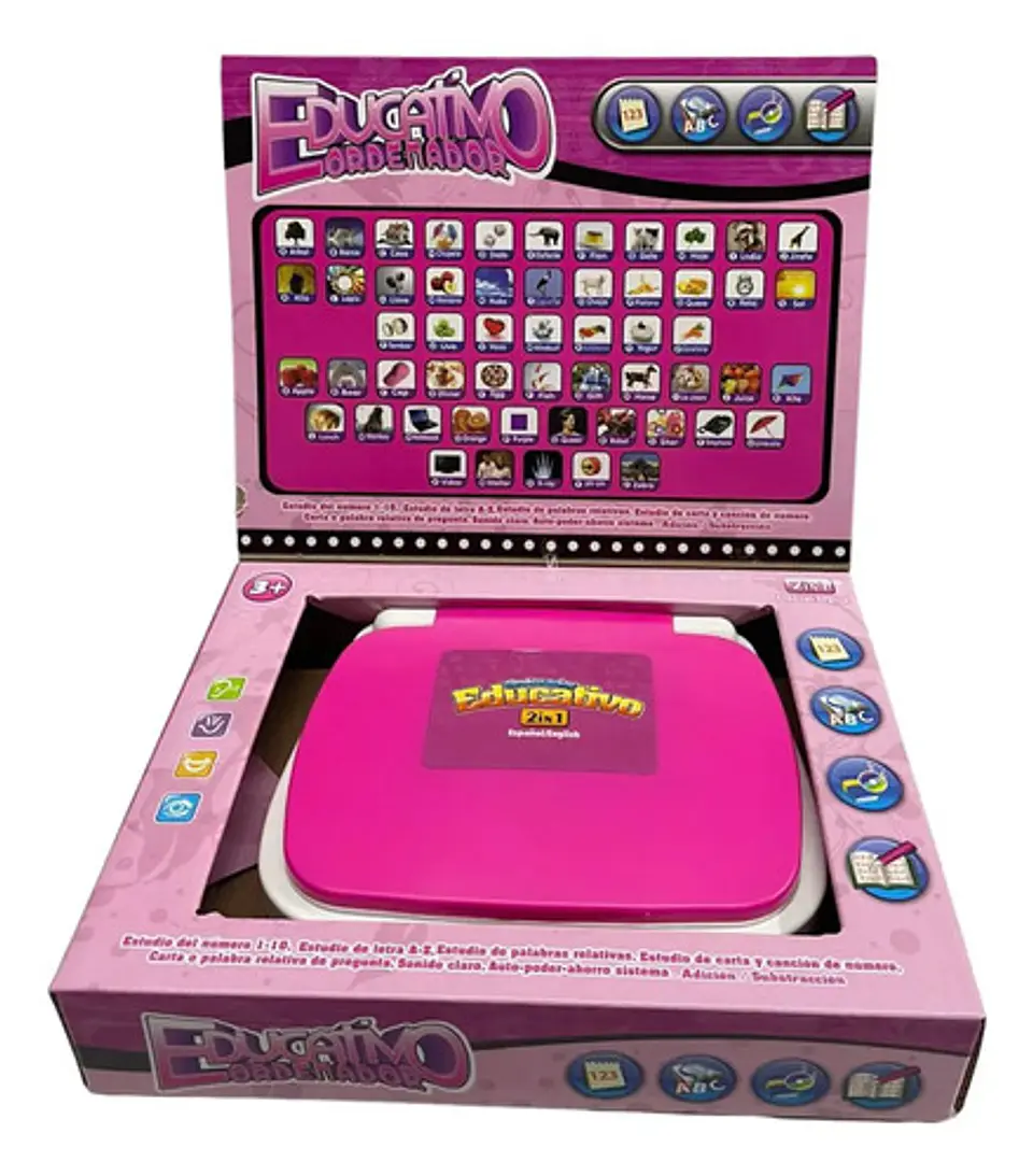 Mini Computador Aprendizaje Juego Educativo Electrónico 3