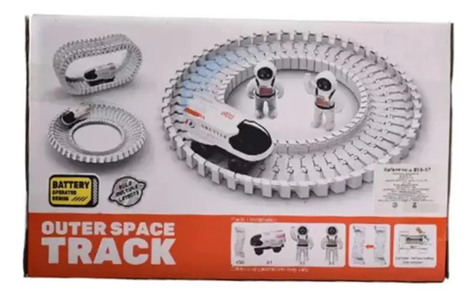 Juguete Pista  Astronauta Nave Carros Niños Galaxia 2