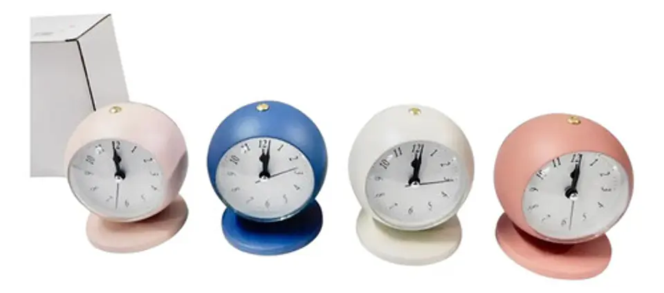 Reloj Despertador Pequeño De Metal Redondo 1