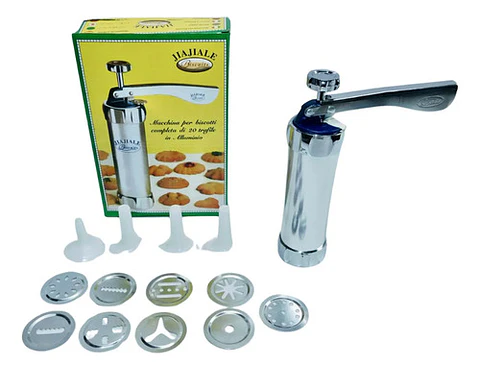 Pistola Para Churros Y Galletas Importeek Con Moldes Y Boquillas Acero Inoxidable Ab