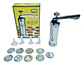 Pistola Para Churros Y Galletas Importeek Con Moldes Y Boquillas Acero Inoxidable Ab - Miniatura 1